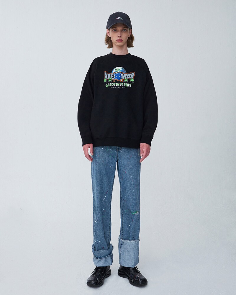 ADER ERROR아더에러]Rangers sweatshirt Noir